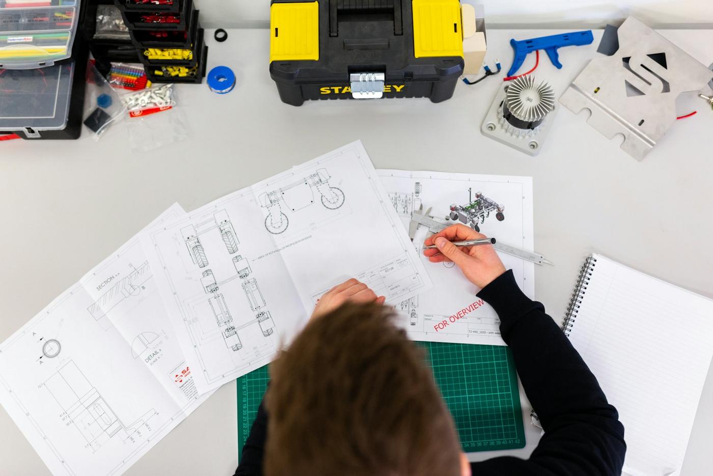 Checking fabricated dimensions against technical drawings